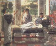 Alma-Tadema, Sir Lawrence Catullus Reading his  Poems at Lesbia's House (mk23) painting